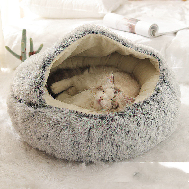 2 in 1 Dog and Cat Bed | Super Soft Pet Bed | Common Essentials