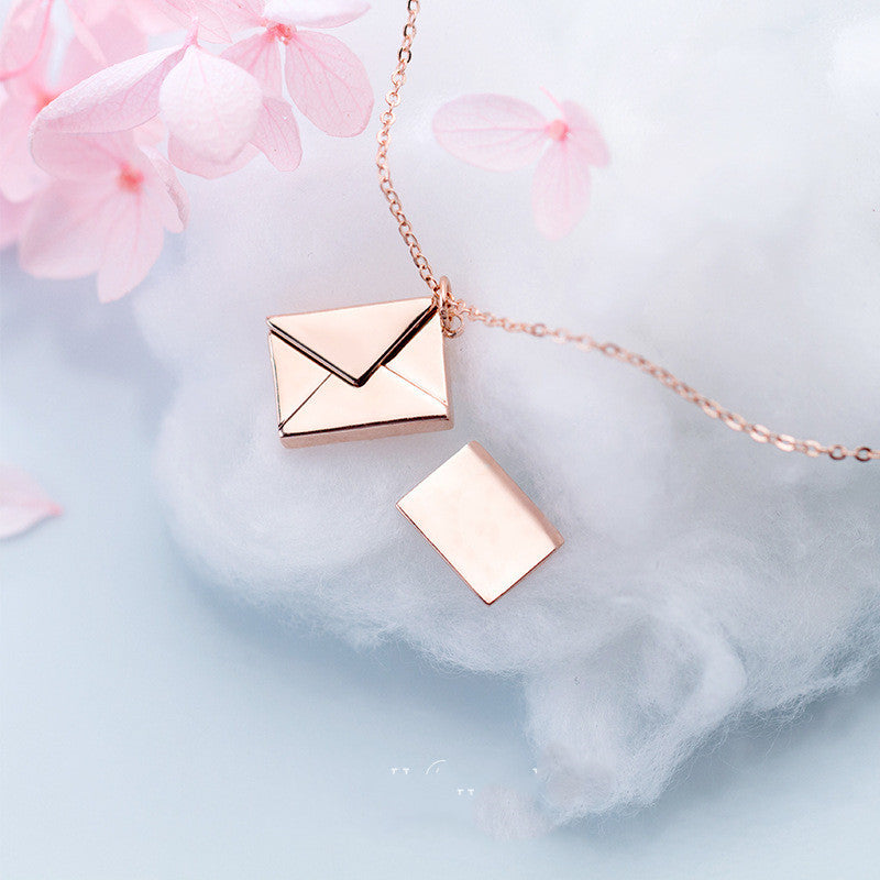 Fashion Jewelry Envelope Necklace