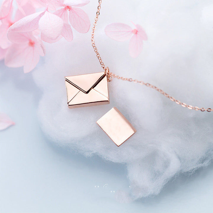 Fashion Jewelry Envelope Necklace
