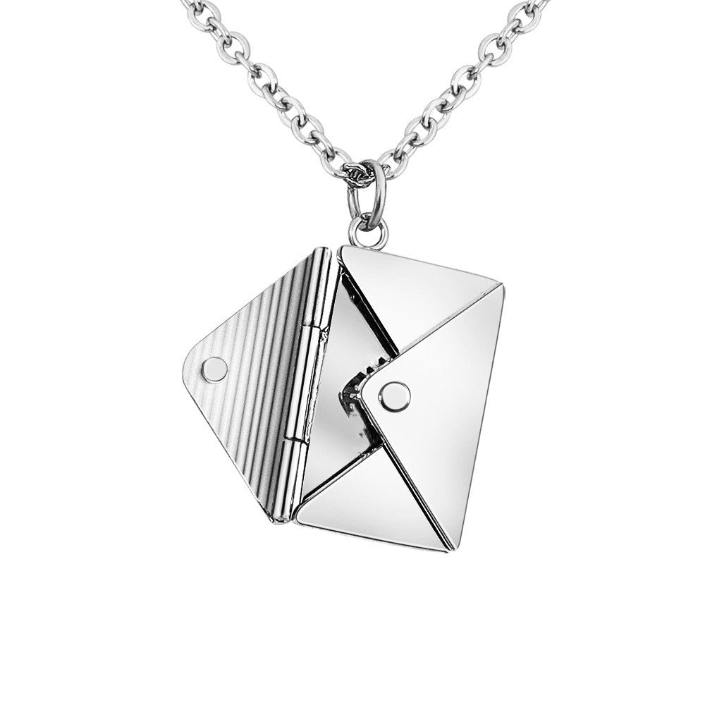 Fashion Jewelry Envelope Necklace